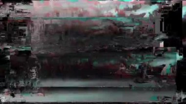 Eşsiz Tasarım. Sinyal kötü. Dijital TV Gürültüsü titreşiyor. 