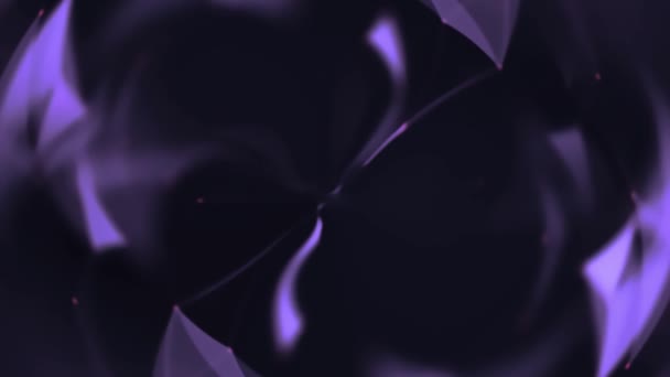 Fioletowo Niebieskawa Spiralna Animacja Tła — Wideo stockowe