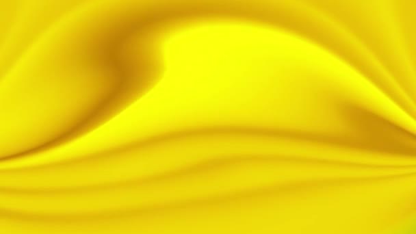 Világító Gyönyörű Sárga Swoosh Elvont Felület — Stock videók