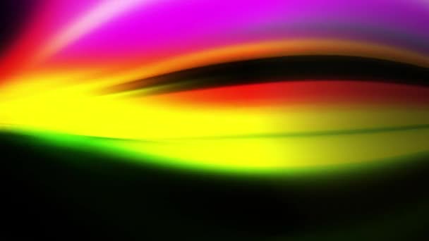Multicolors Flyttar Periodvis Disco Ljuseffekt Mörk Bakgrund — Stockvideo