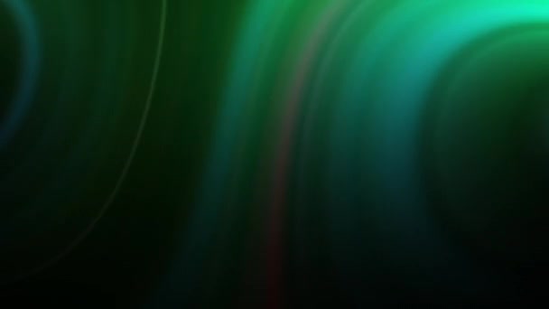 Abstrato Ondas Verdes Escuras Animação — Vídeo de Stock