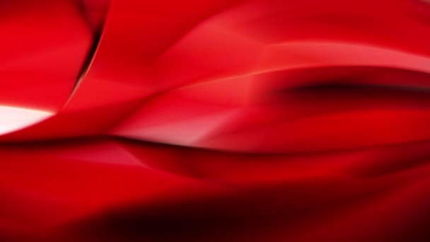 Lazo Ondulado Textura Color Rojo Oscuro — Vídeos de Stock