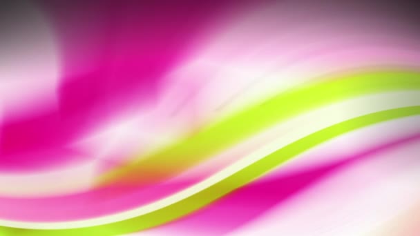 Blurry Image Pink Wave White Border Green Stripes — Stock Video