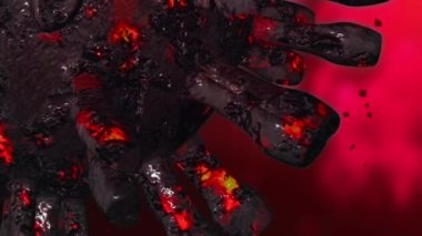 Coronavirus (COVID-19) tıbbi animasyon - 19 animasyon