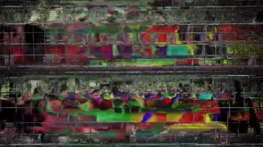 Arıza ve Statik Gürültü. TV Gürültüsü Görüntüsü