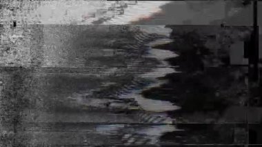 Eşsiz Tasarım. Sinyal kötü. Dijital TV Gürültüsü titreşiyor. 