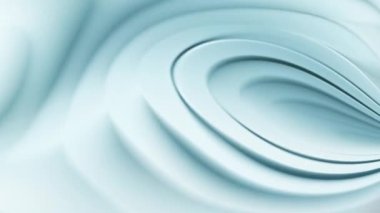 Dalgalı beyaz soyut çizgiler sarmal etki animasyonu