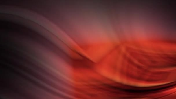 Siyah Arkaplanı Olan Kırmızı Turuncu Bir Girdapın Bulanık Görüntüsü — Stok video