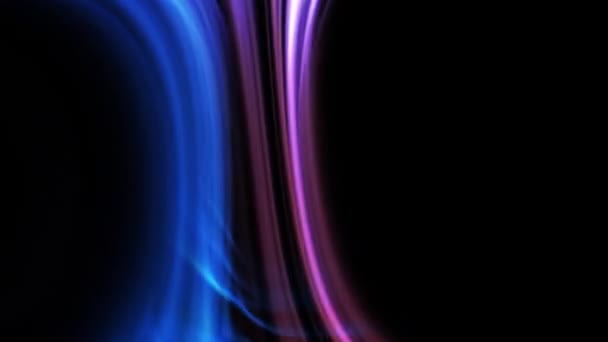 Volets Paraboliques Multicolores Déplaçant Aléatoirement Dans Espace Sombre — Video