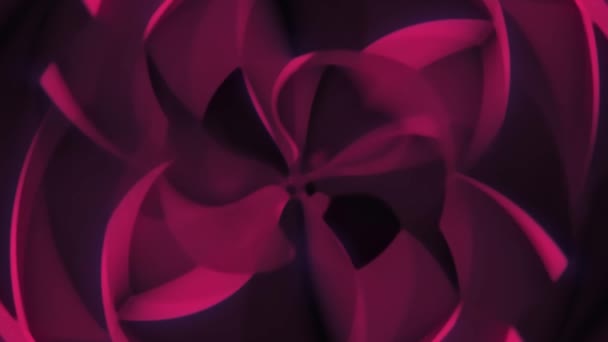 Смоки Розовый Вихрь Анимированные Фоновые Кадры — стоковое видео
