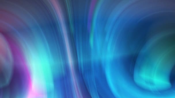 Blue Pink Swirl Moving Two Different Tunnel Object — Stock Video