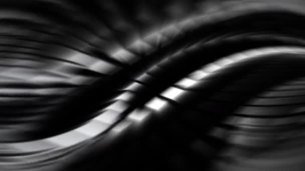 黑色背景的金属块过渡 — 图库视频影像