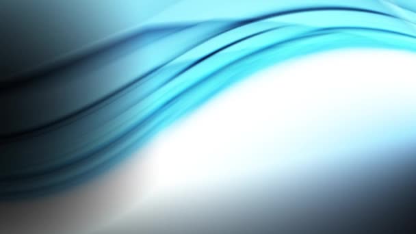 Efecto Swoosh Hebras Abstractas Azules Forma Colocadas Una Lado Otra — Vídeos de Stock