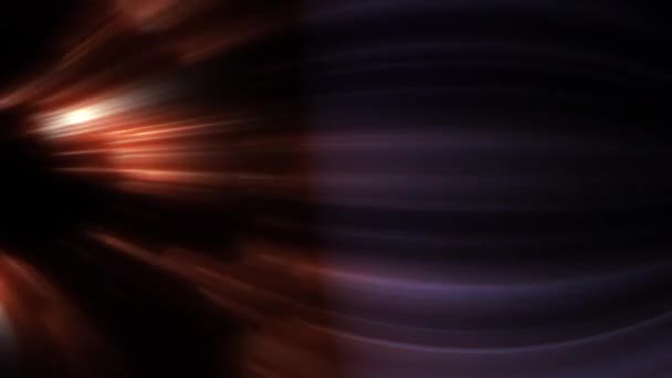 Різнокольорові Розмиті Пасма Флешки Ефект Швидкості Анімації Темний Фон — стокове відео