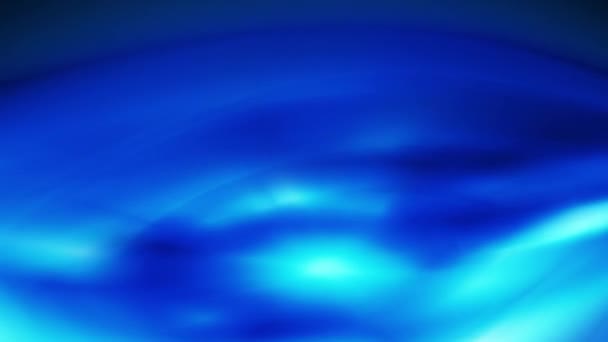 螺旋形的云状抽象蓝色和浅蓝色触摸抽象动画 — 图库视频影像