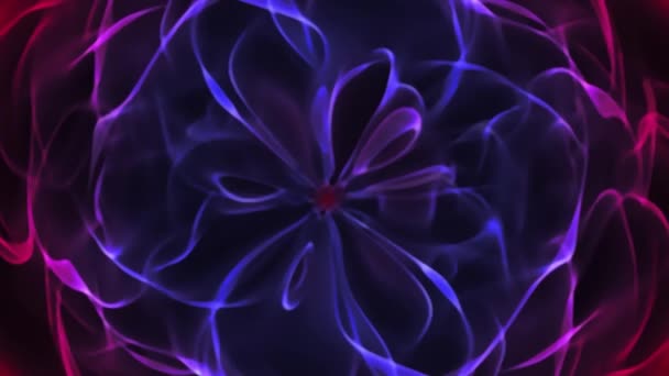 Abstract Glowing Background Animation Fractal Background Animation Data Transmission Background — Stock Video