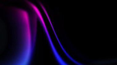 Renkli, parlayan ışıklar kesişiyor.