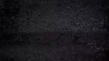 VHS Analog Özet Dijital Animasyonu. Eski televizyon. Arıza Hatası Görüntü Hasarı