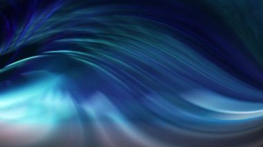 Mavi iplikler ışık tam HD soyut animasyonu titretir