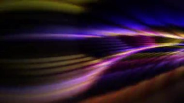 Renkli iplikler bir noktaya kadar hızla ilerliyor.