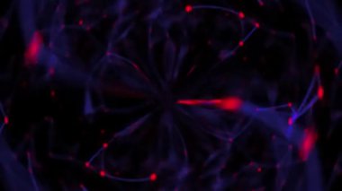 Uyumlu Renkli Canlı Duvar Kağıdı - Origami Döngüsü Arkaplanı