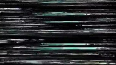 Siyah arka planda eski arızalar ve parazit sesleri. TV Gürültüsü Görüntüsü