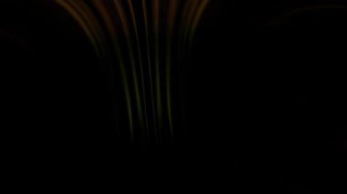 Limon yeşili çizgiler birbirinin etrafında dolaşır.