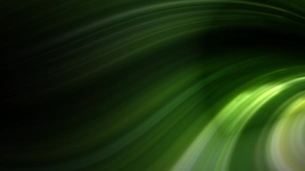 美丽的抽象绿色霓虹灯色彩小股动画背景 — 图库视频影像