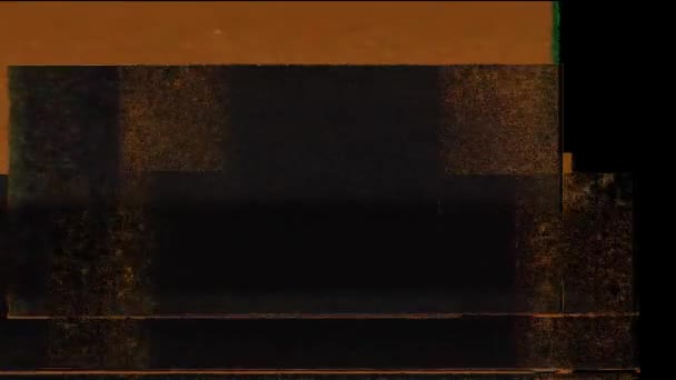 Vhs Glitches Analog Abstract Animação Digital Televisão Antiga Erro Falha — Vídeo de Stock