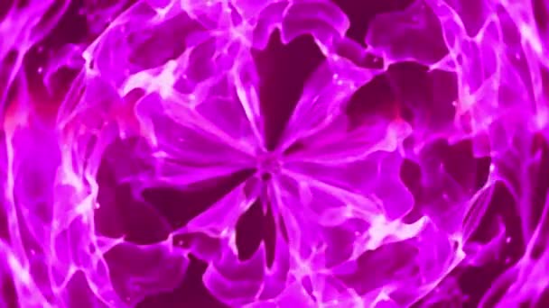 Rosa Movimiento Nebulosa Fondo Animación — Vídeo de stock