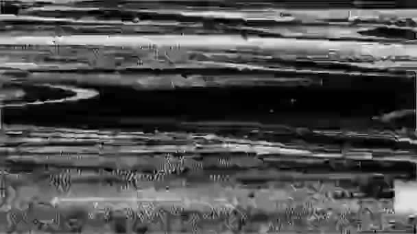 Vhs Глючит Аналоговую Абстрактную Цифровую Анимацию Старый Телевизор Ошибка Сбой — стоковое видео