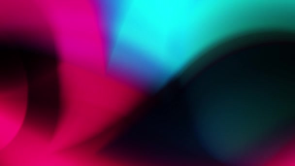 Full Video Blurry Multicolor Abstract Animation — Stock Video