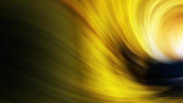 Gradiente Lado Fios Amarelos Espiral Câmera Lenta Com Belos Fios — Vídeo de Stock
