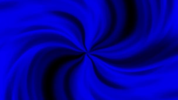 Μπλε Κυματική Κίνηση Μαύρο Φόντο — Αρχείο Βίντεο
