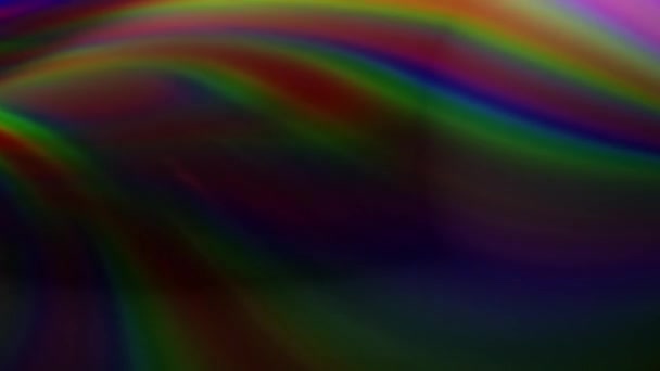 Abstract Multicolor Golvende Animatie Achtergrond — Stockvideo