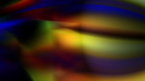Abstract Multicolor Dansen Gloeiende Animatie — Stockvideo