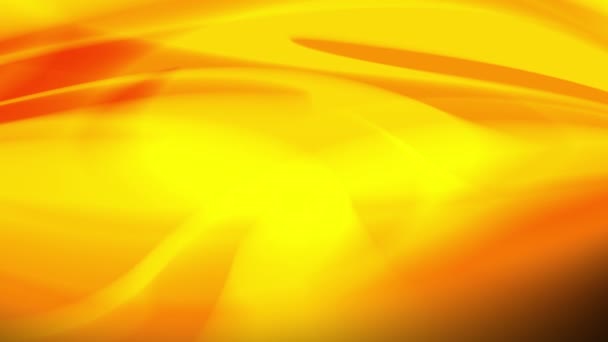 液体効果のある黄色の風景抽象アニメーション — ストック動画