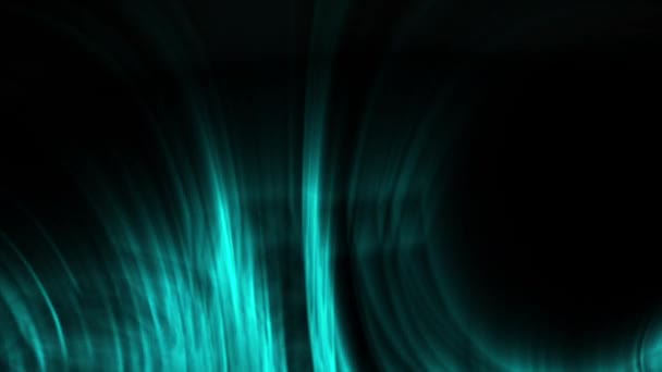 Fios Azuis Claros Espaço Escuro Efeito Design Gráfico — Vídeo de Stock