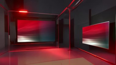 3D Sanal TV Stüdyo Haberleri: Herhangi bir Çevrimiçi İçerik İçin Çok Yönlü ve Etkileyici Arkaplan