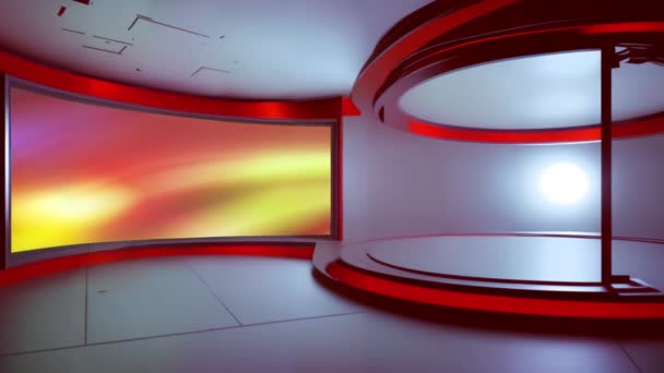 没入型仮想テレビスタジオの背景ループでプロダクションをレベルアップ — ストック動画