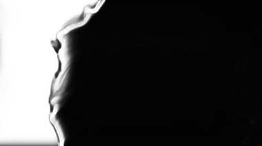 Dijital mürekkep kanaması geçiş animasyon görüntüleri