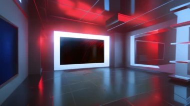 Kapsamlı TV Stüdyosu Deneyimi: Gazeteciliği İlgi Çekmek İçin Büyüleyici Sanal Set
