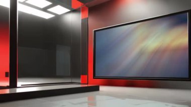 Yüksek Kaliteli İçerik için Sanal TV Stüdyo Arkaplan Döngüsü