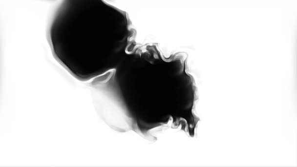 Imágenes Animación Transición Sangrado Tinta Digital — Vídeos de Stock