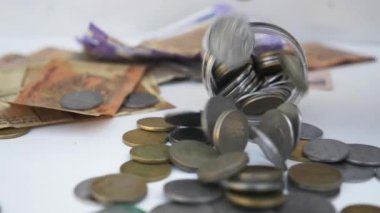 Eski Hindistan Para Notları ve Paraları - Banka Para Arkaplanı