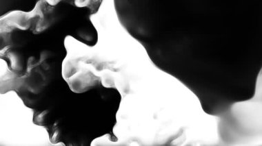 Dijital mürekkep kanaması geçiş animasyon görüntüleri