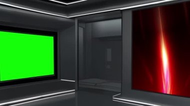 Dinamik Yayın Grafikleri ve Kusursuz Yeşil Ekran Bütünleşmesi ile Özelleştirilebilir Sanal TV Stüdyosu