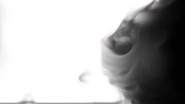 Цифрові Чорнила Кровоточать Анімовані Кадри — стокове відео