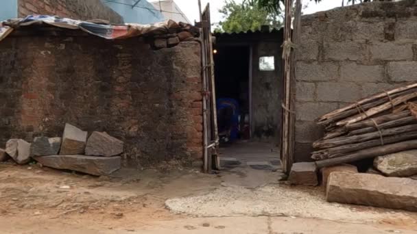 Condição Área Favela Condição Casas Área Favela — Vídeo de Stock
