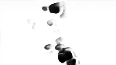 Kitle boyaları kağıt geçişi üzerine yayılır. En iyi kalite mürekkep lekesi animasyon stoku görüntüsü. Video geçişleri için bu görüntüyü kullanabilirsiniz.